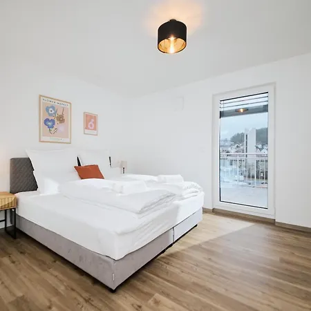 Moderne Apartments Mit Highspeed-Wlan Und Gratis-Tiefgarage Ihr Perfekter Rueckzugsort Nahe Dem Zentrum Und Der Therme I Barrierearm Bad Kissingen Zewnętrze zdjęcie