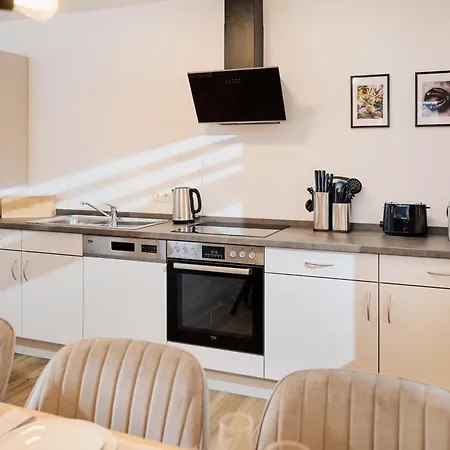 Moderne Apartments Mit Highspeed-Wlan Und Gratis-Tiefgarage Ihr Perfekter Rueckzugsort Nahe Dem Zentrum Und Der Therme I Barrierearm Bad Kissingen Zewnętrze zdjęcie