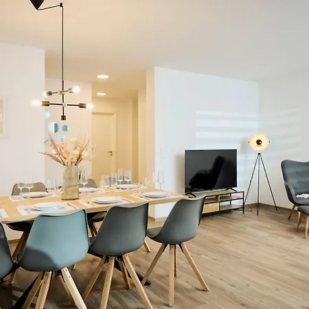 Moderne Apartments Mit Highspeed-Wlan Und Gratis-Tiefgarage Ihr Perfekter Rueckzugsort Nahe Dem Zentrum Und Der Therme I Barrierearm Bad Kissingen Zewnętrze zdjęcie